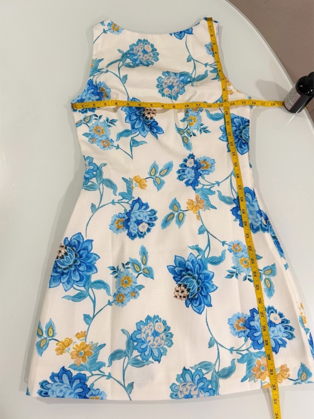 Commense Women's Floral Backless A-Line Mini Dress Size S - Picture 9 of 11